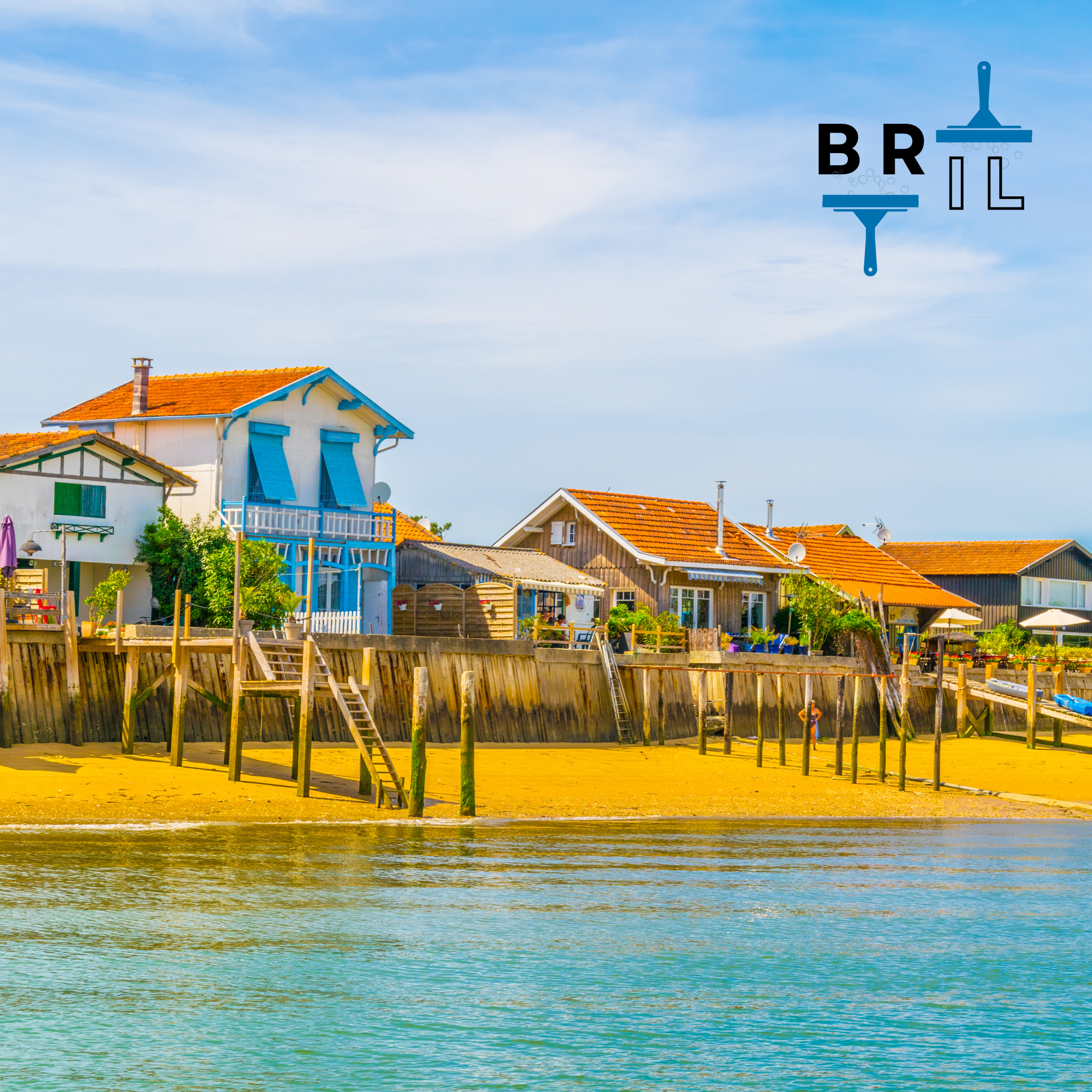 bril , entreprise de nettoyage de vitre sur le bassin d'arcachon